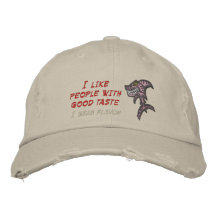 People with good taste embroidered hats