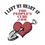 People's Cube - I Left My Heart At ThePeoplesCube Tshirt