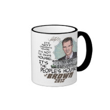 People's House Scott Brown 4 President 2012 Coffee Mug