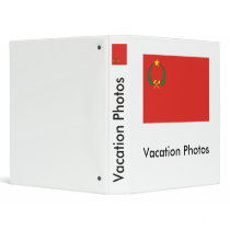 People's Republic of Congo Flag (1970-1992) 3 Ring Binder
