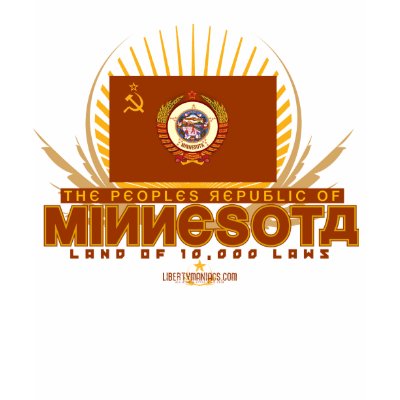 People's Republic of Minnesota T-shirt by Libertymaniacs