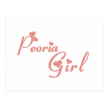 Peoria Girl tee shirts Postcards