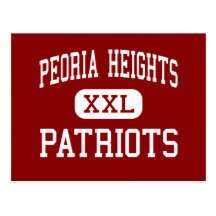 Peoria Heights - Patriots - High - Peoria Heights Postcard