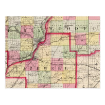 Peoria, Woodford, Tazewell counties Postcards