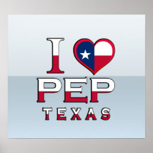 Pep, Texas Posters