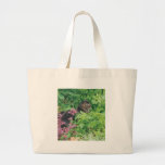 Pepe the cat in the garden canvas bags