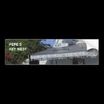 Pepe's Café Key West bumper stickers