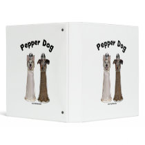 Pepper Dog and Salty Dog Vinyl Binders
