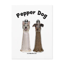 Pepper Dog and Salty Dog Post Cards
