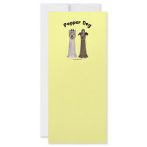 Pepper Dog and Salty Dog Rack Card