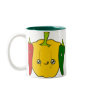 Pepper Family Doodle Art Mug