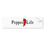 Pepper Life Bumper Stickers