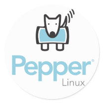 Pepper Linux stickers