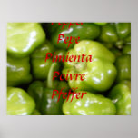 Pepper  Pepe Pimienta Povivre Pfeffer Print