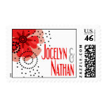 Pepper Poppies - red Stamps