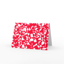 PEPPERMINT ABSTRACT CHRISTMAS CARD by ineedapeergroup PEPPERMINT ABSTRACT CHRISTMAS CARD