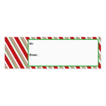 Peppermint gift tags profile cards by EverAfter Peppermint gift tags profile cards