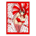 Peppermint Girl Card by Rockangel1 Peppermint Girl Card