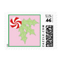 Peppermint Holly postage