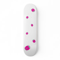 Peppermint Ladybugs Skateboard by pooja1008 Peppermint Ladybugs Skateboard