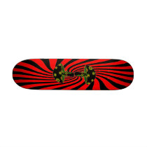 PEPPERMINT MUSHROOMS SKATEBOARD by hadleymonster PEPPERMINT MUSHROOMS SKATEBOARD