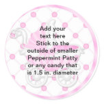 Peppermint Patty Stickers Baby Shower FAVORS