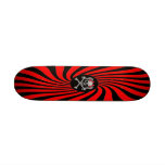 PEPPERMINT SKULL PONYTAIL SKATEBOARD PEPPERMINT SKULL PONYTAIL SKATEBOARD