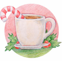 Peppermint Tea Ornament Photo Sculptures