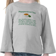 Peppermint Tea toddler shirt