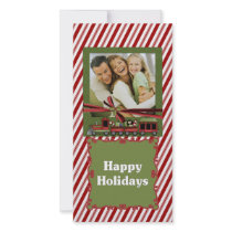 Peppermint Train Photo Card photo cards by bwmedia Peppermint Train Photo Card photo cards
