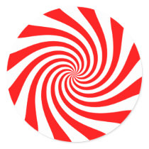 Peppermint Twirl Stickers