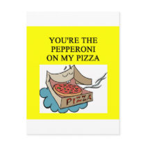 pepperoni pizza lover postcards