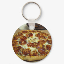 Pepperoni Pizzas keychains by lifesphere Pepperoni Pizzas keychains