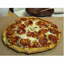 Pepperoni Pizzas photo sculptures by lifesphere Pepperoni Pizzas photo sculptures