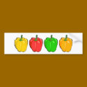 peppers bumper stickers by prawny peppers bumper stickers