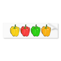 peppers bumper stickers by prawny peppers bumper stickers