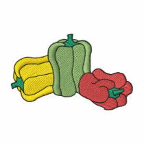 Peppers embroidered shirts by ZazzleEmbroidery Peppers embroidered shirts