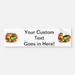Peppers, hot and spicy photograph bumper sticker