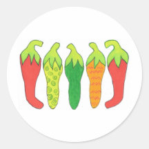 Peppers of Color Sticker