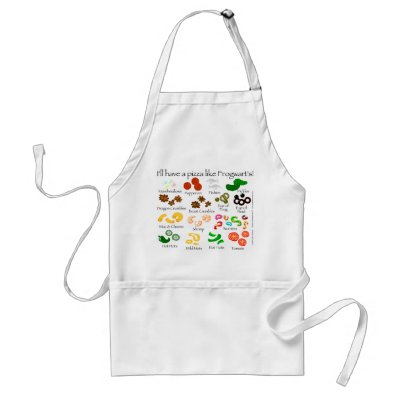 Pepper's Only Pizza Apron by jerryjindrich