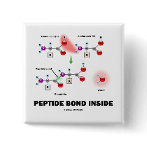 Peptide Bond Inside (Chemistry Atttude) Button
