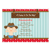 Pequeña invitación occidental de la fiesta de bien