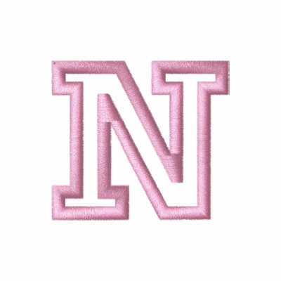 Pequeña letra atlética de "N" Chaqueta Bordada Pequeña letra atlética de "N" Chaqueta Bordada
