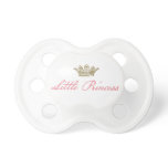 Pequeña princesa Pacifier chupetes