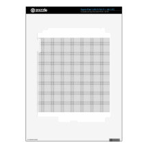 Pequeño cuadrado de tres bandas - Gray1 iPad 3 Pegatinas Skins
