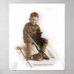 Pequeño muchacho del soldado posters