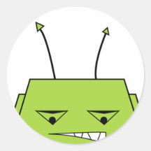 Pequeños pegatinas del sector de Droid