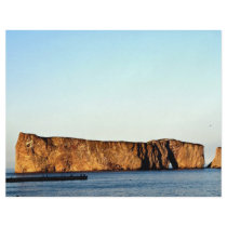 Perce Rock, Gaspe, Quebec, Canada rock formation Flyers