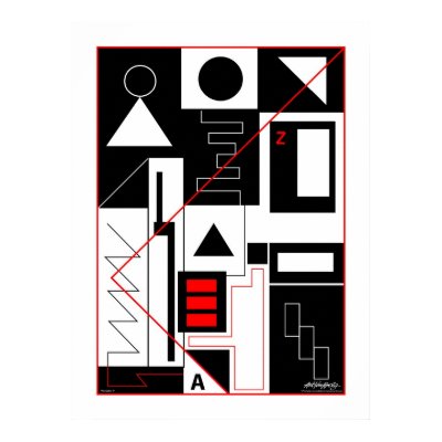 Perception 1 - extra canvas on sides poster by lonvig