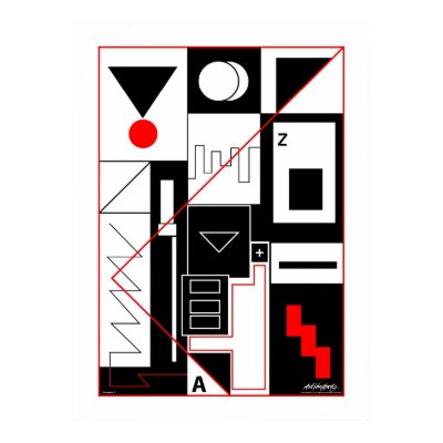 Perception 2 - extra canvas on sides print by lonvig